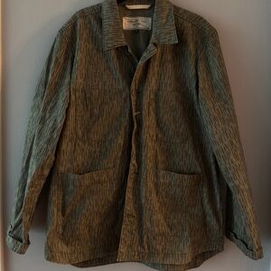Rogue Territory Green Textured Shirt Jacket
